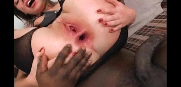  Anal and facial for brunette from BBC